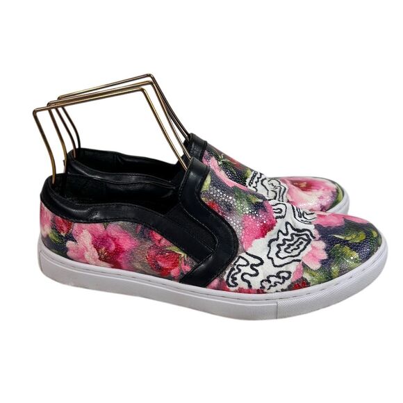 Halogen Women's Floral Slip-On Sneakers Multicolor Casual Flats - Picture 1 of 10